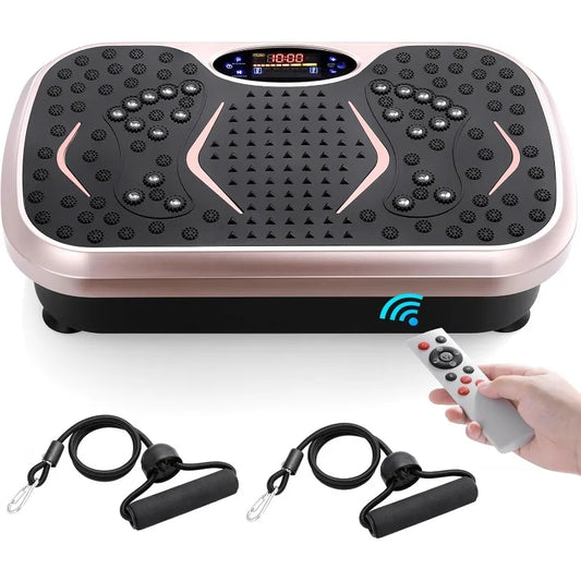 Vibration Plate Exercise Machine, Weight Loss Workout Equipment for Whole Body, Lymphatic Drainage Machine